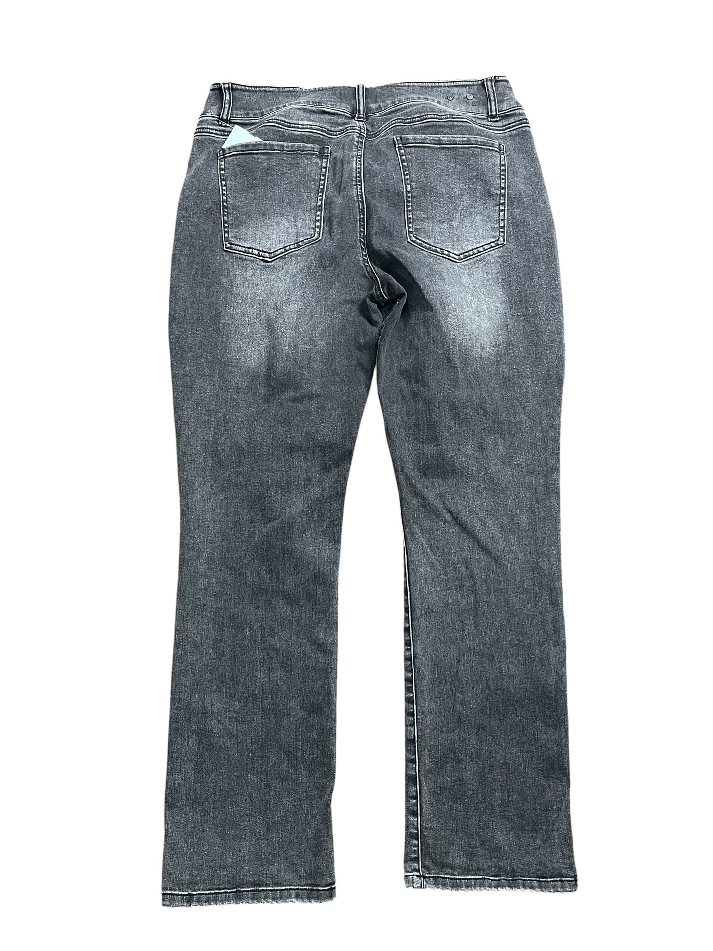 Jeans Straight By Cabi In Grey Denim, Size:16