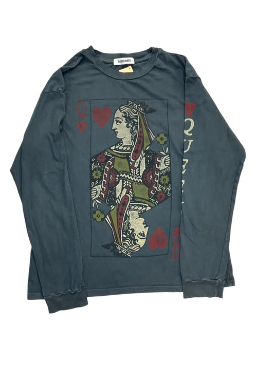 Top Ls By Daydreamer In Grey, Size:S
