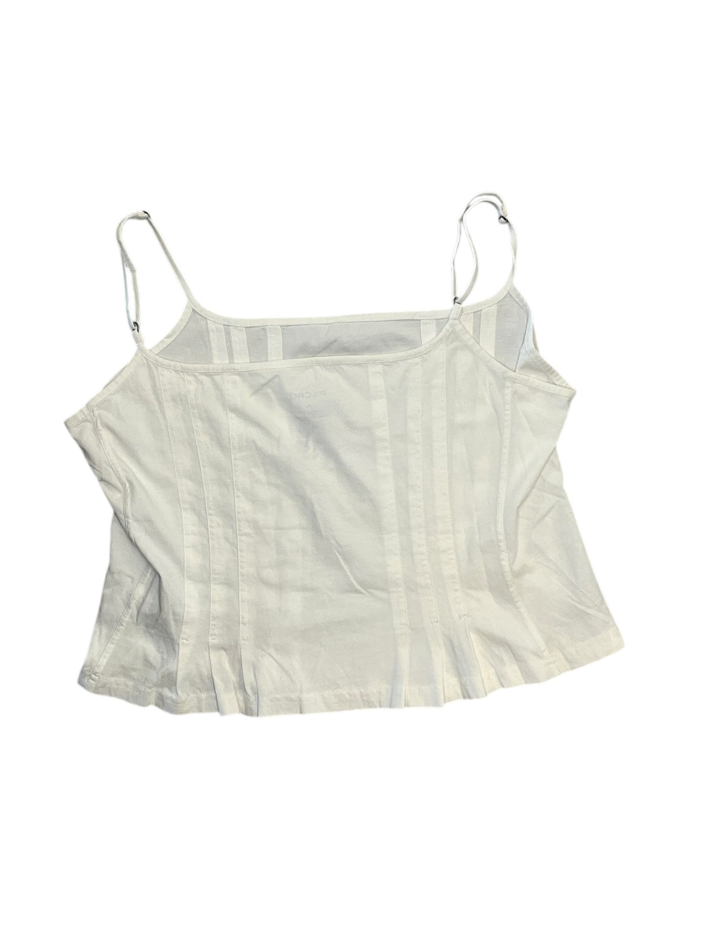 Tank Top By Pilcro In White, Size:Xl