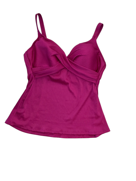 Swimsuit Top By Clothes Mentor In Pink, Size:1X