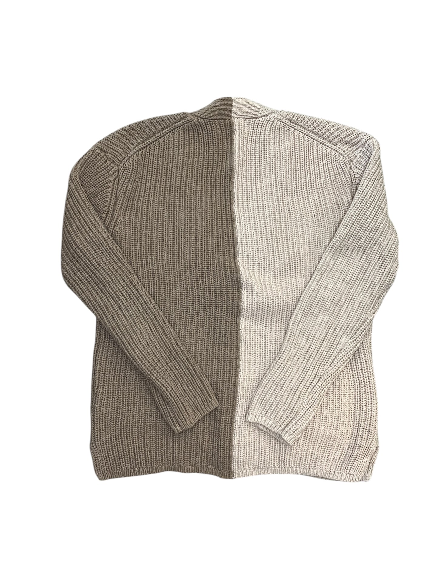 Cardigan By John + Jenn In Tan, Size:Xs