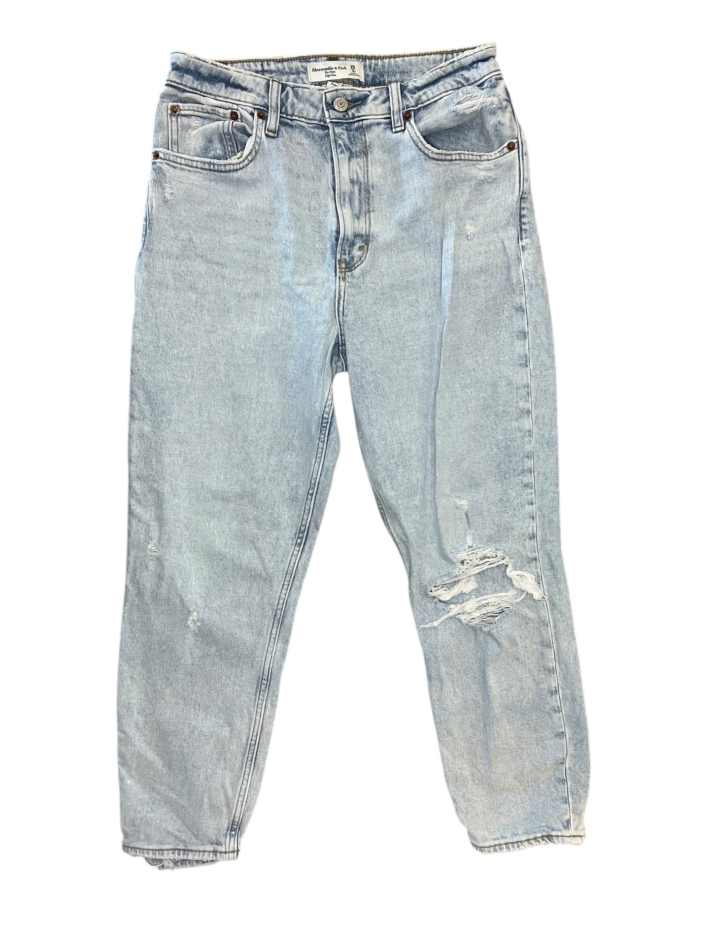Jeans Boyfriend By Abercrombie And Fitch In Blue, Size:6
