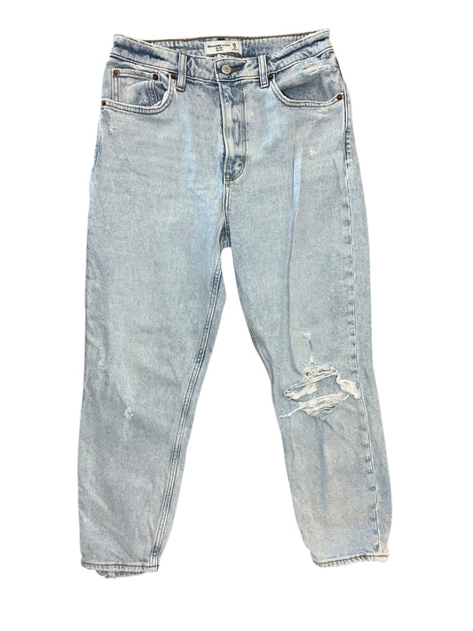 Jeans Boyfriend By Abercrombie And Fitch In Blue, Size:6