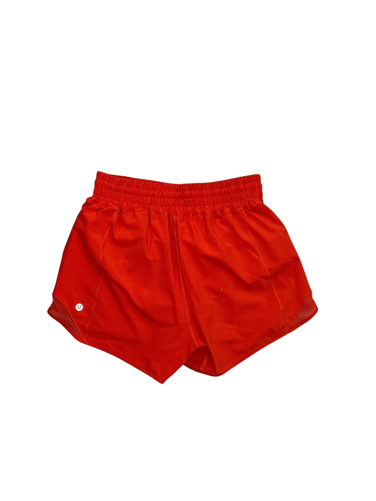 Athletic Shorts By Lululemon In Orange, Size:S
