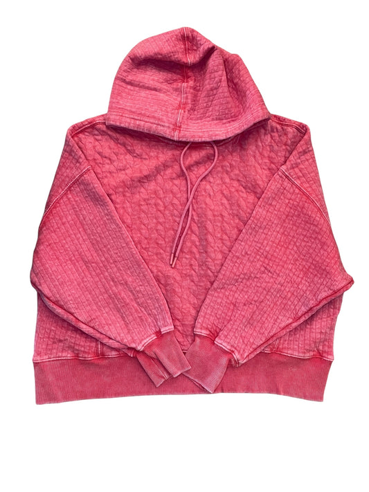 Sweatshirt Hoodie By Calia In Pink, Size:M