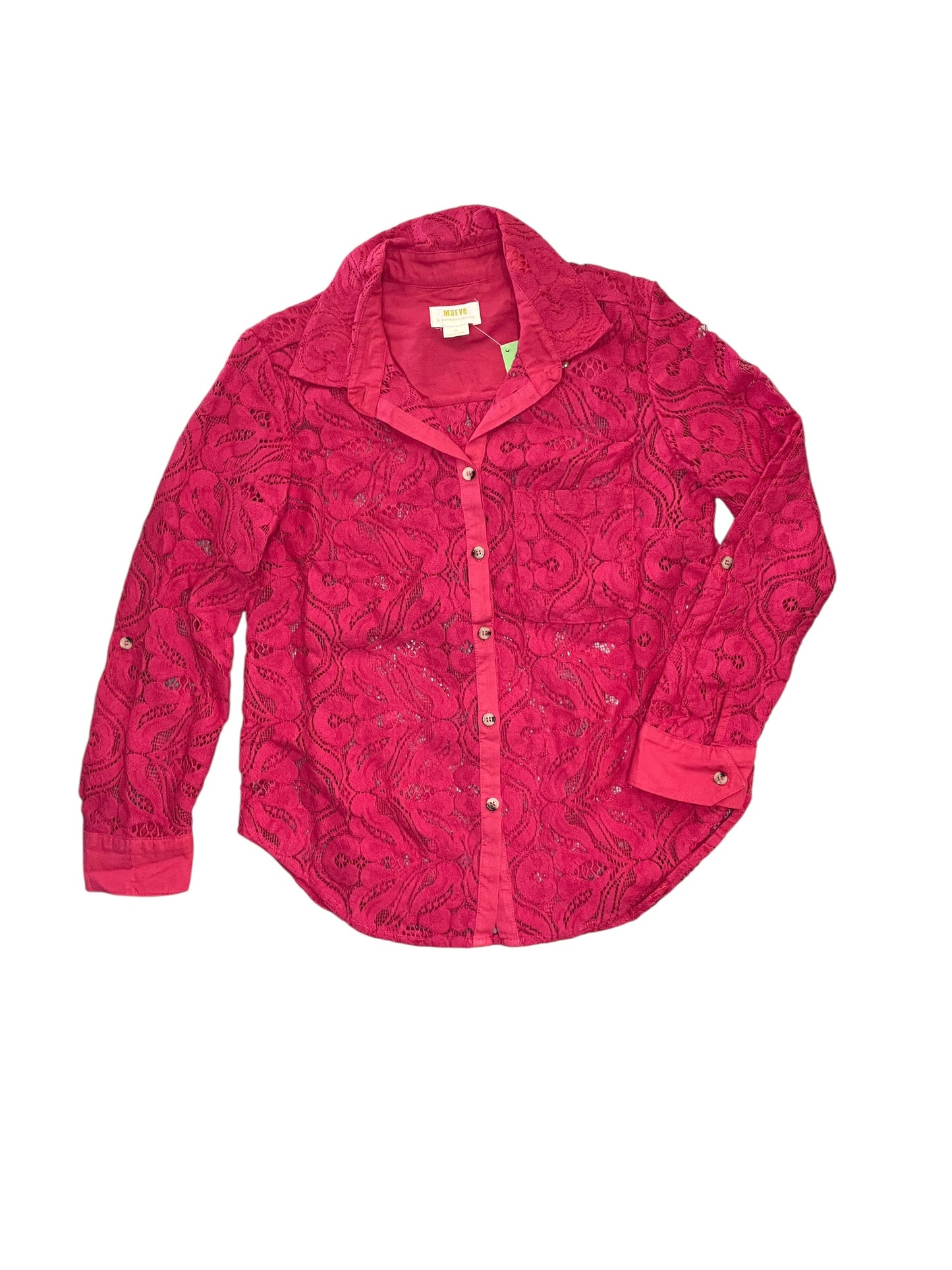 Top Ls By Maeve In Pink, Size:Sp