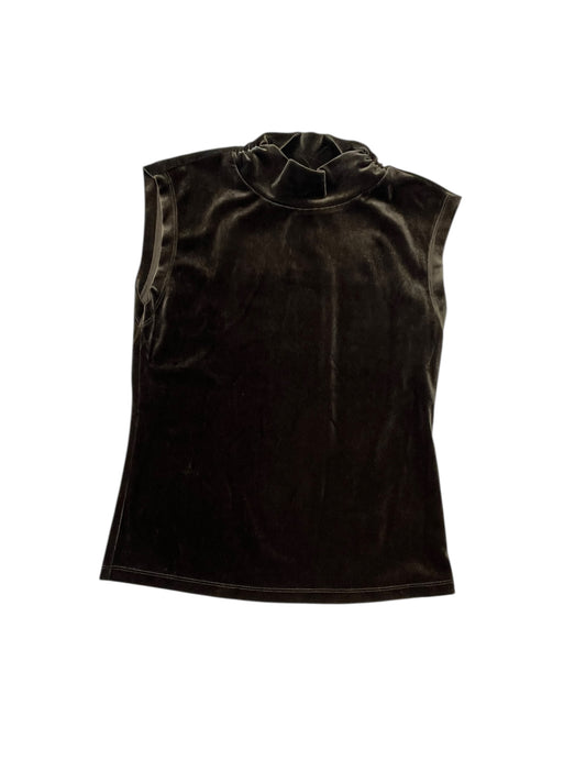 Top Sleeveless By Evereve In Brown, Size:Xs