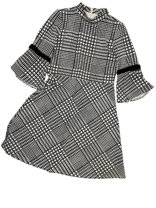 Dress Work By Ivanka Trump In Black & White, Size:M