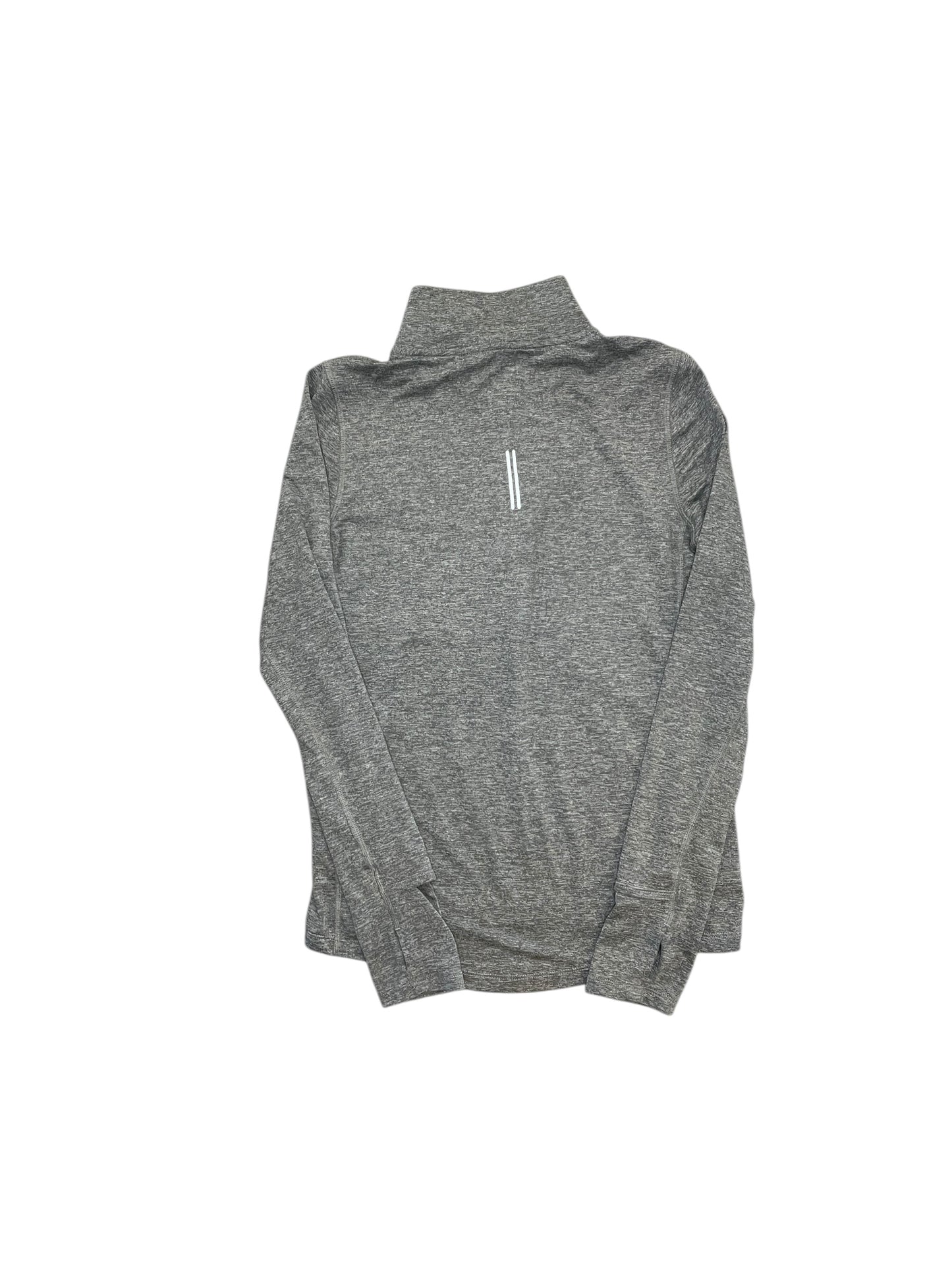 Athletic Top Ls Collar By Nike Apparel In Grey, Size:Xs