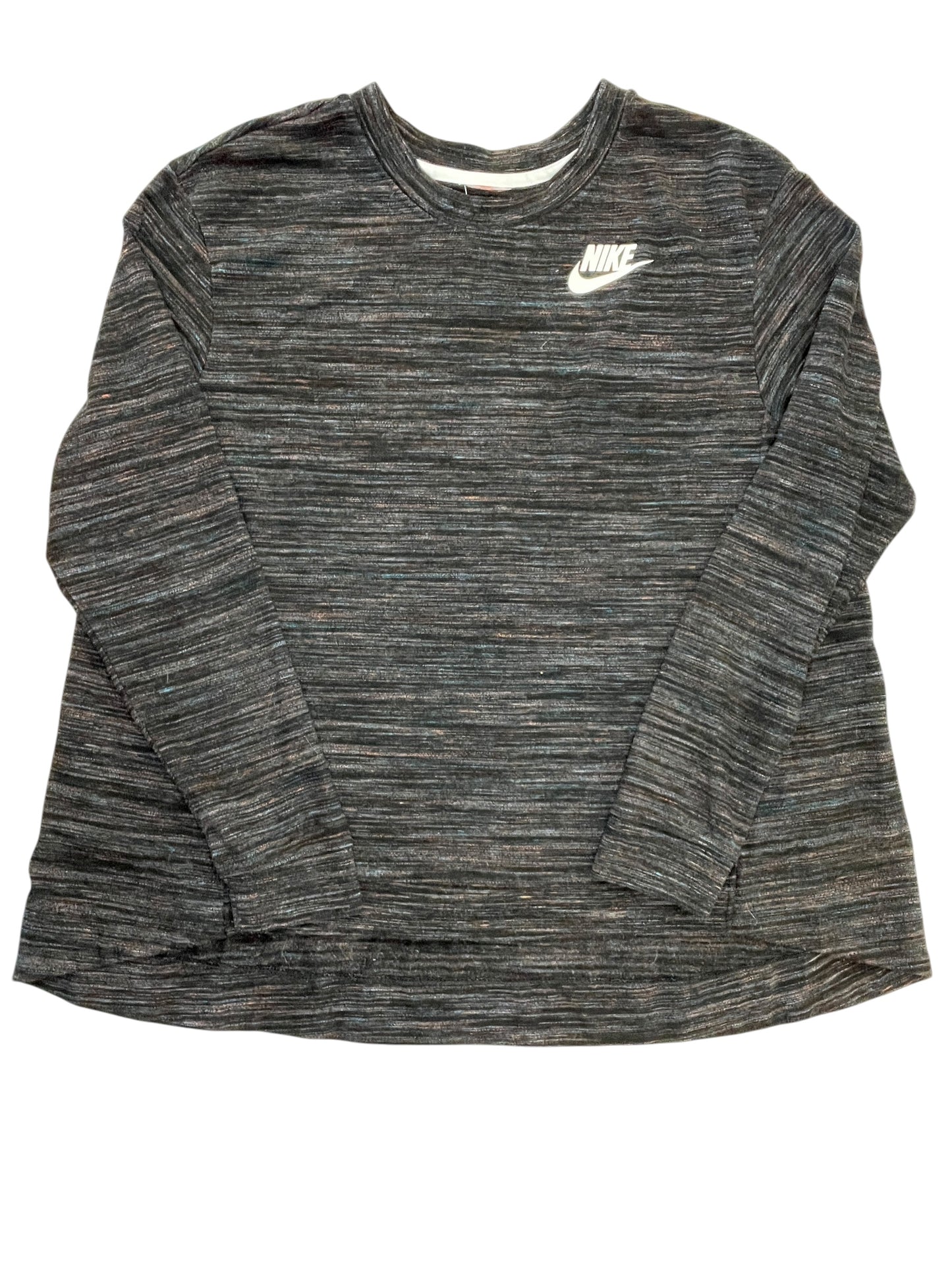 Top Ls By Nike In Black, Size:Xl