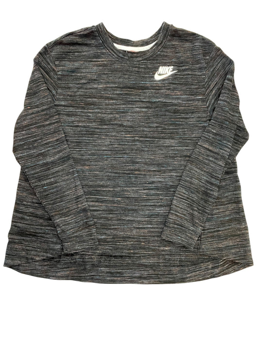 Top Ls By Nike In Black, Size:Xl