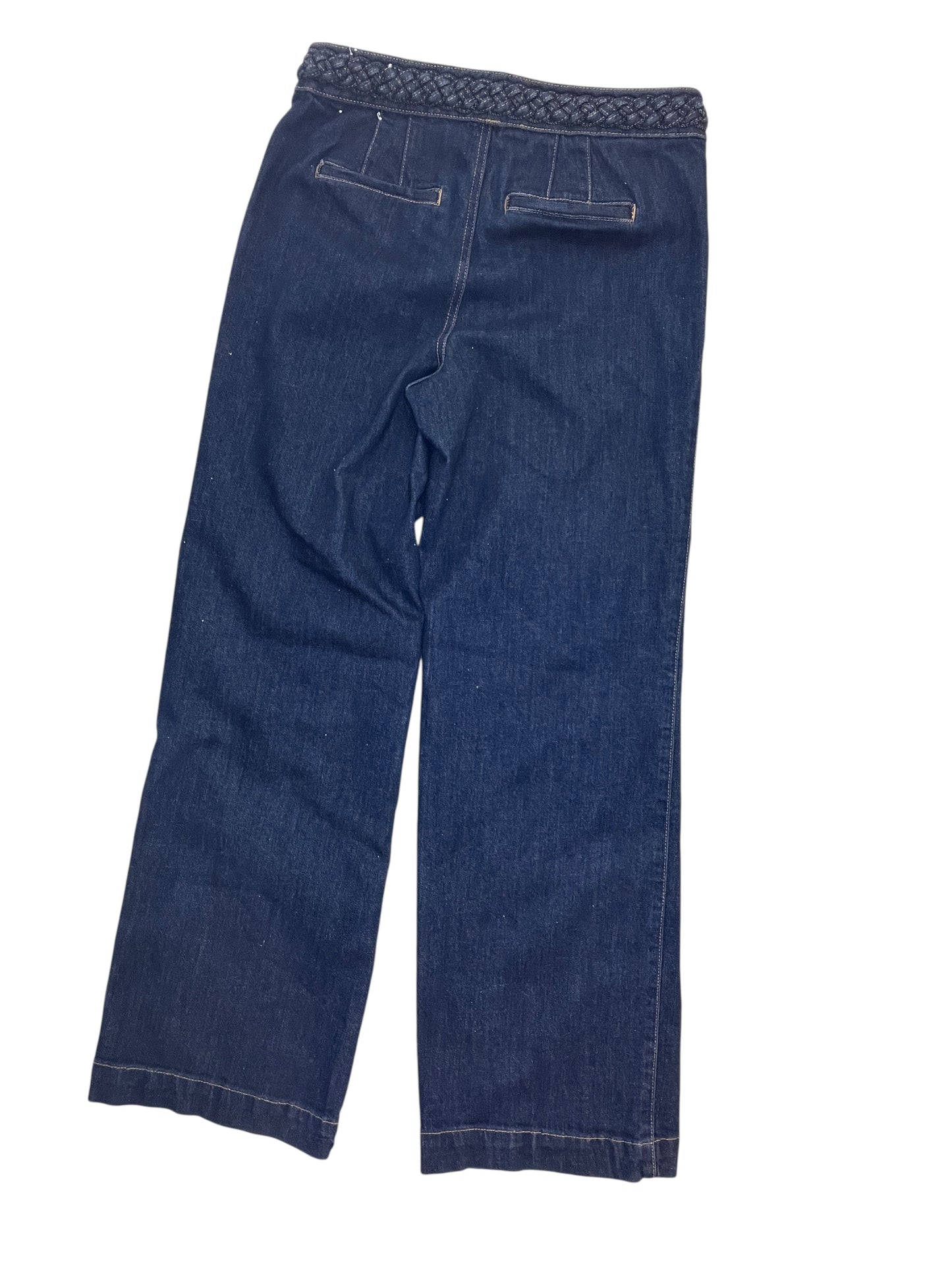 Jeans Straight By Talbots In Blue Denim, Size:2
