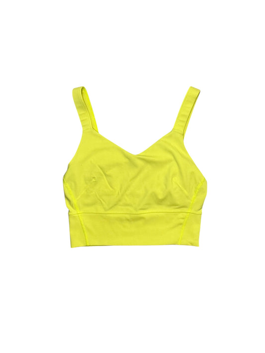 Athletic Bra By Lululemon In Yellow, Size:S
