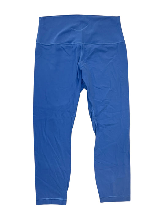 Athletic Leggings By Lululemon In Blue, Size:M