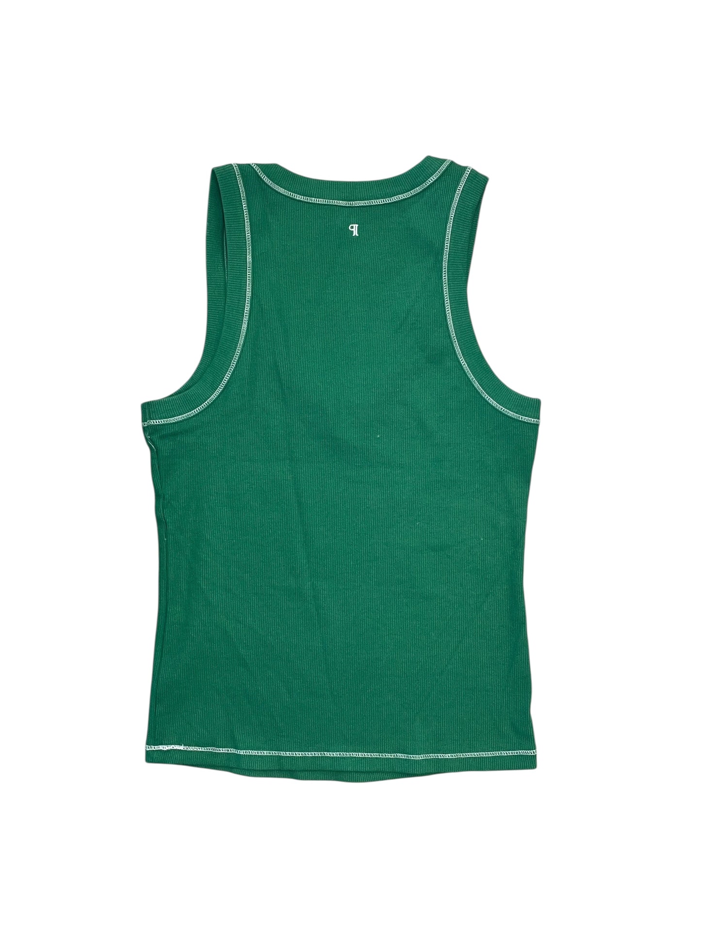Tank Top By Pilcro In Green, Size:S