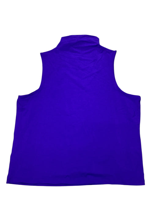 Top Sleeveless By Athleta In Purple, Size:Xl