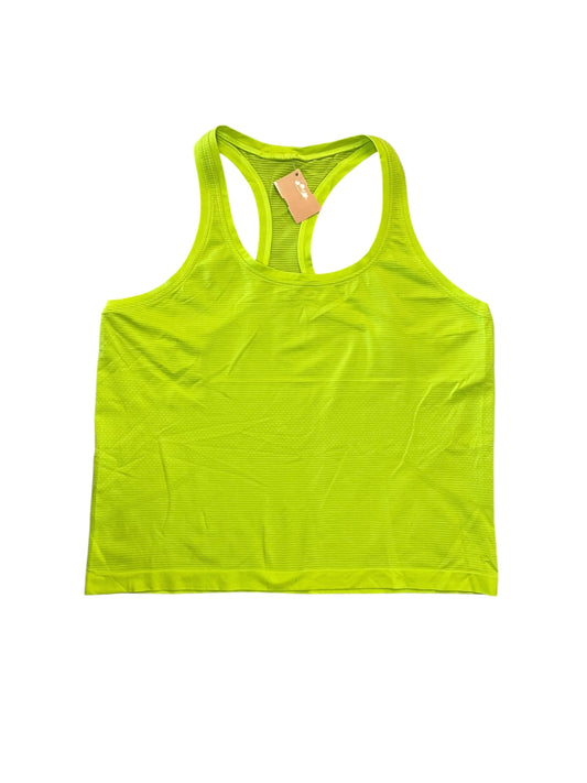 Athletic Tank Top By Lululemon In Yellow, Size:L