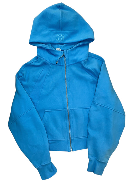 Athletic Jacket By Lululemon In Blue, Size:Xs
