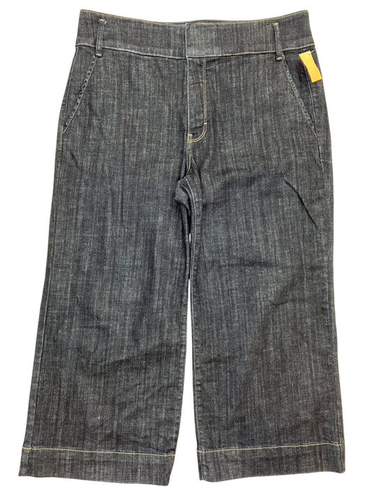 Jeans Flared By White House Black Market In Blue Denim, Size:12