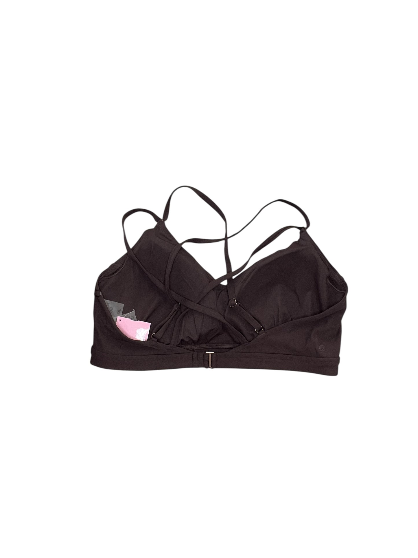 Swimsuit Top By Calia In Brown, Size:Xxl