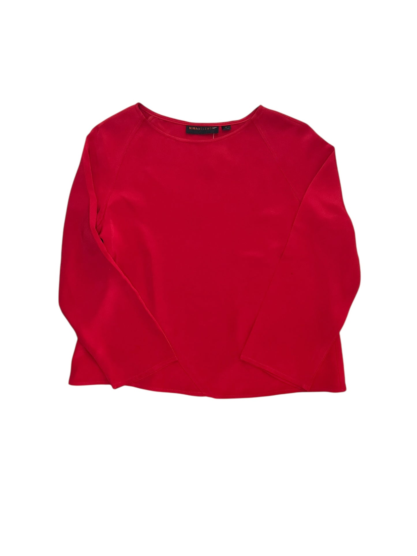 Blouse Ls By Cma In Red, Size:Xl