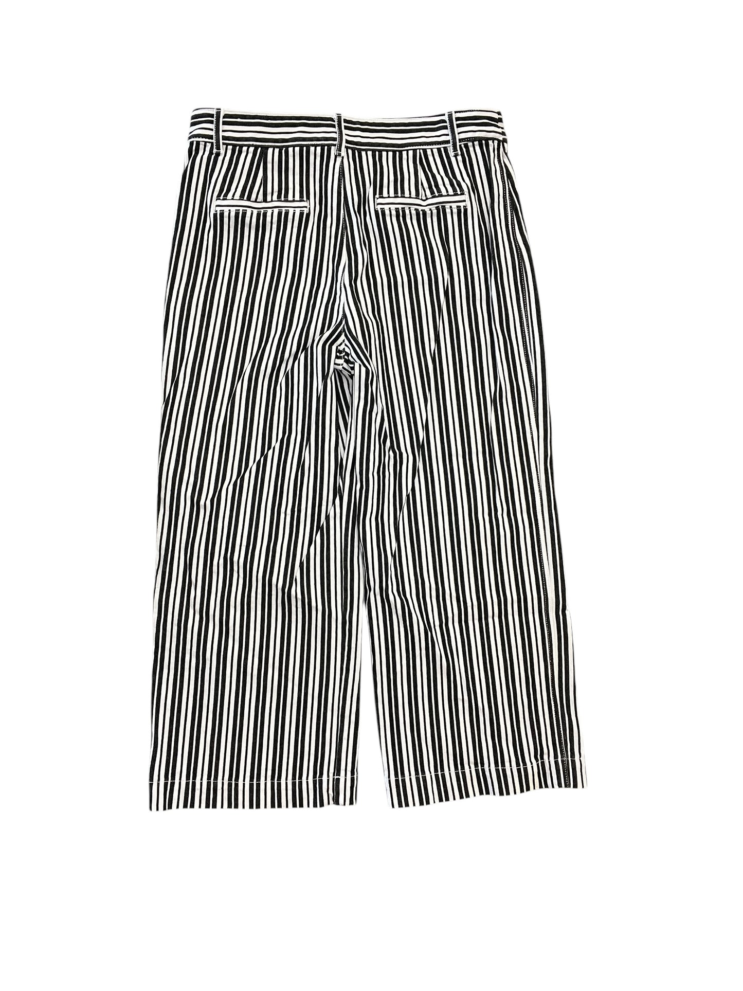 Jeans Wide Leg By Loft In Striped Pattern, Size:10