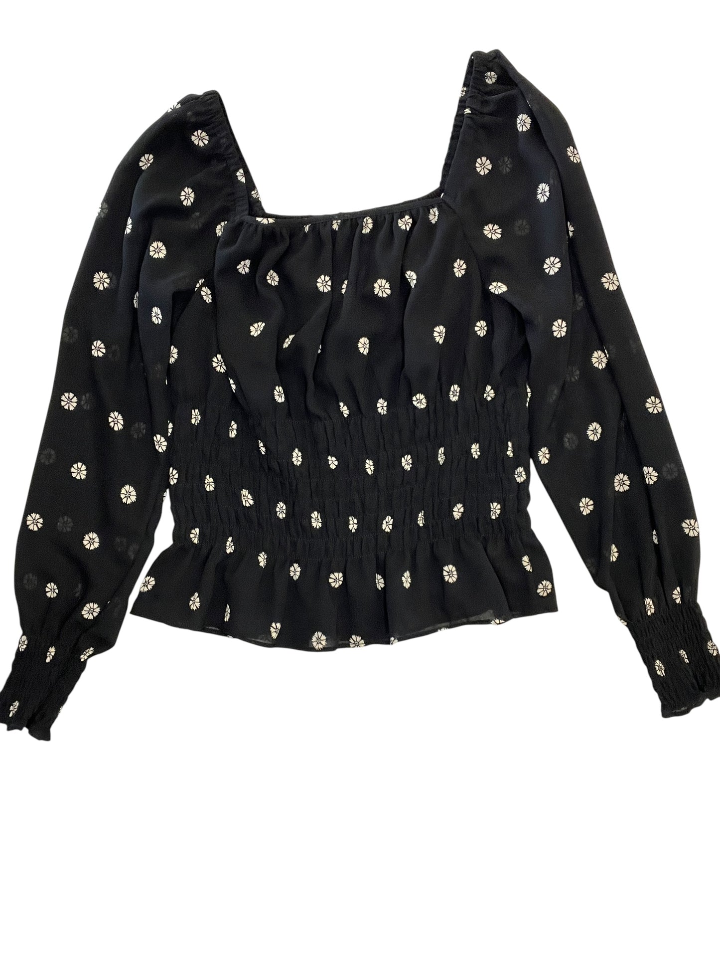 Blouse Ls By Madewell In Floral Print, Size:S