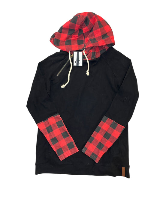 Sweatshirt Hoodie By Clothes Mentor In Black, Size:Xl