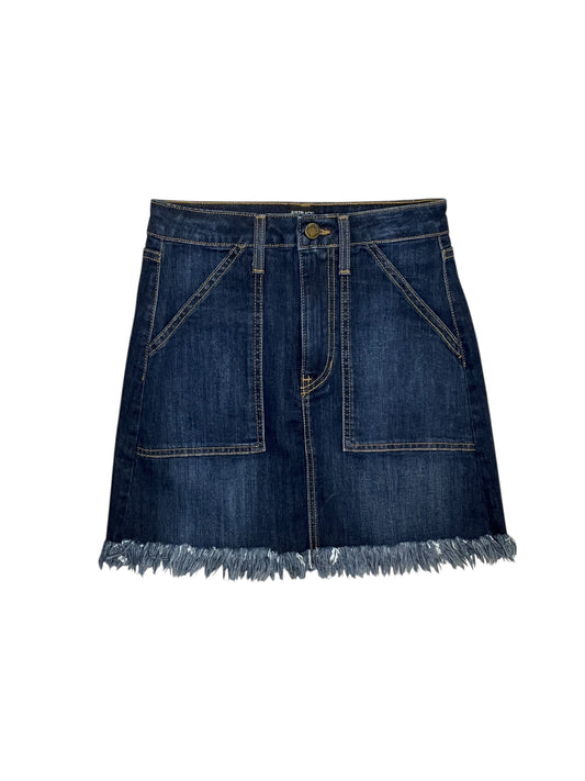 Skirt Mini & Short By Just Black In Blue, Size:Xs