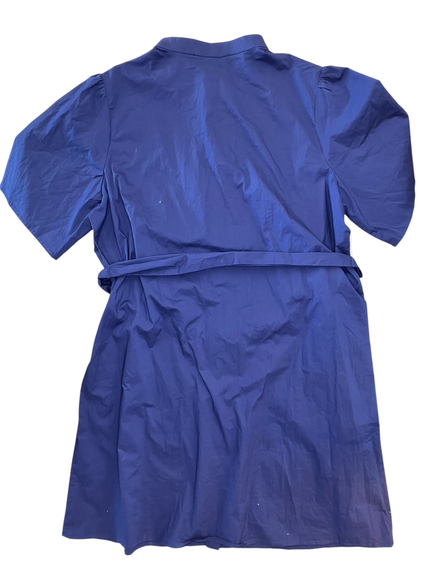 Dress Casual Midi By Clothes Mentor In Blue, Size:Xxl