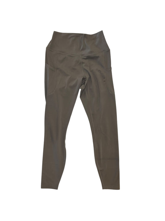 Athletic Leggings By Nike Apparel In Grey, Size:M