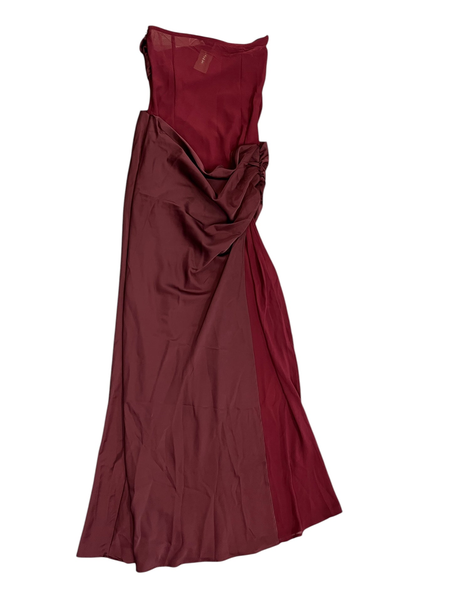 Dress Party Long By Clothes Mentor In Maroon, Size:S