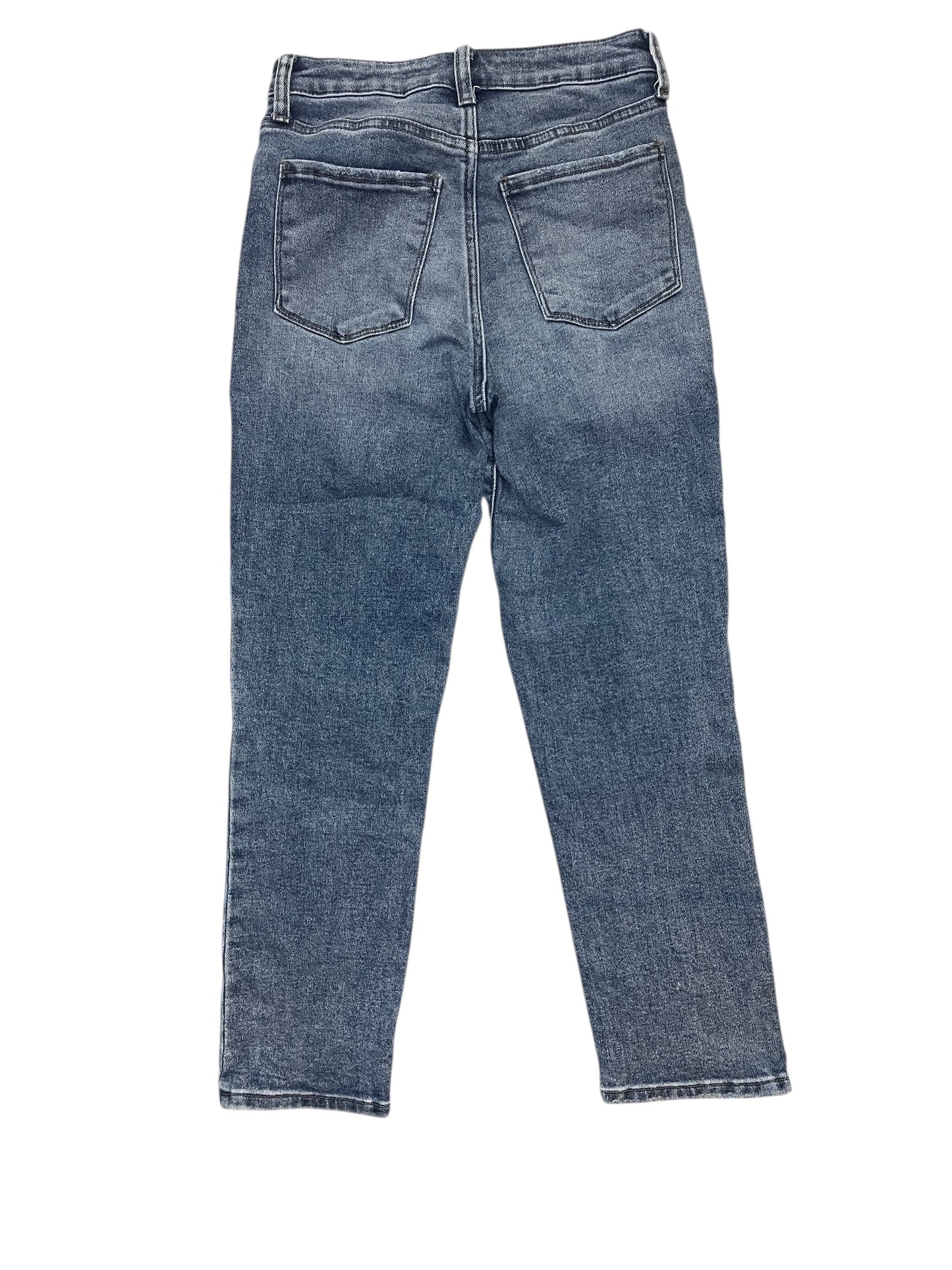 Jeans Straight By Evereve In Blue Denim, Size:0