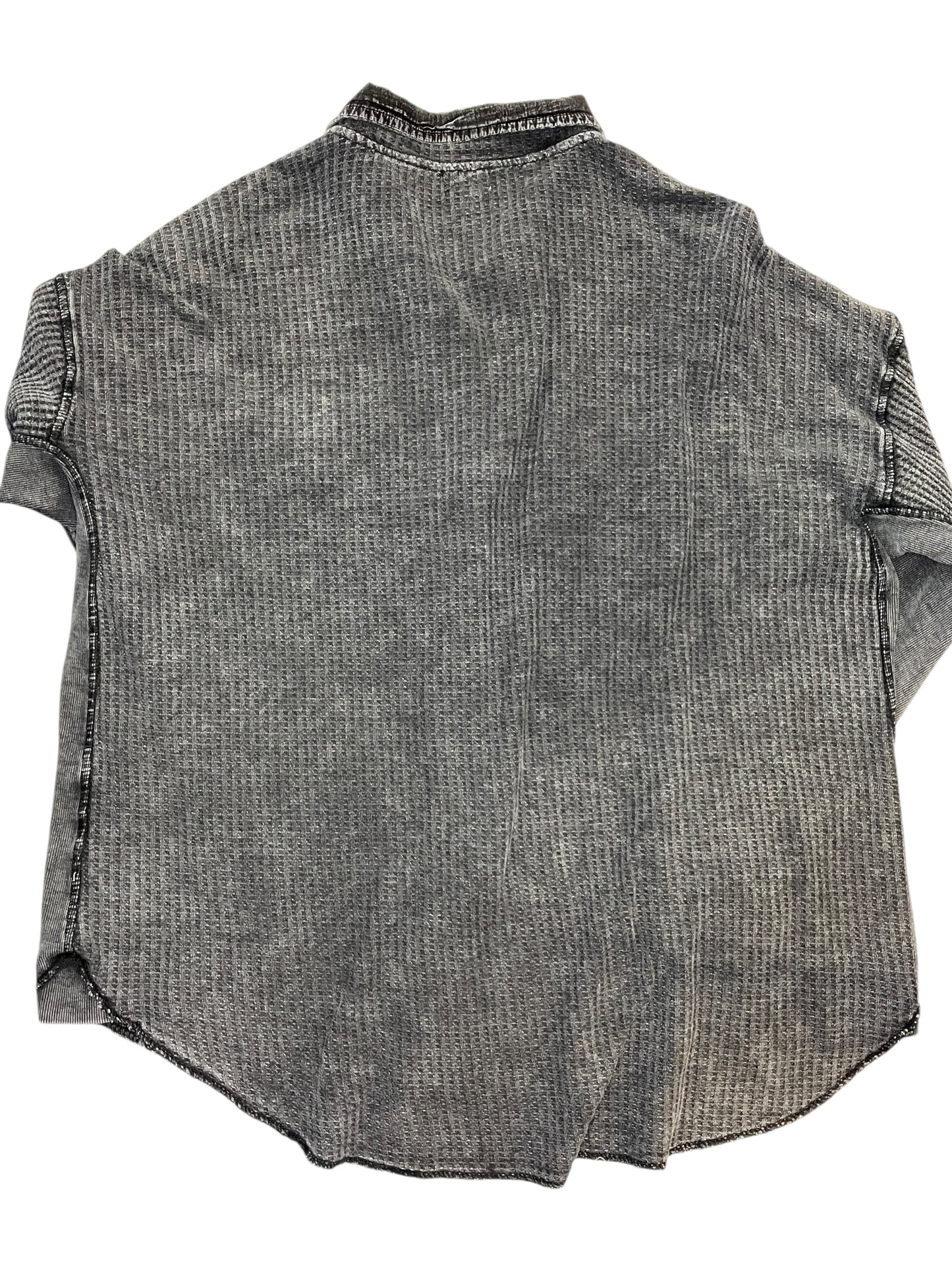 Jacket Shirt By Bke In Grey, Size:L