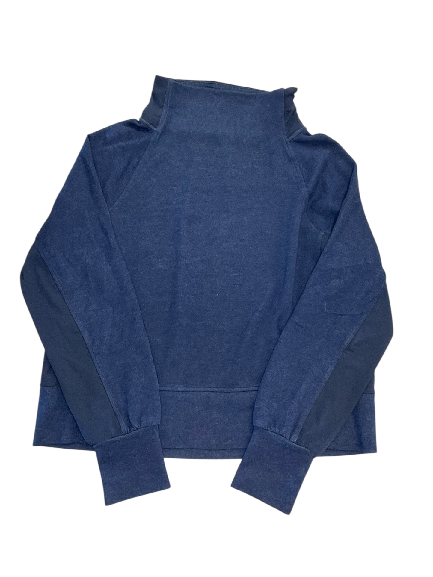 Athletic Top Ls Collar By Cmb In Blue, Size:Xl