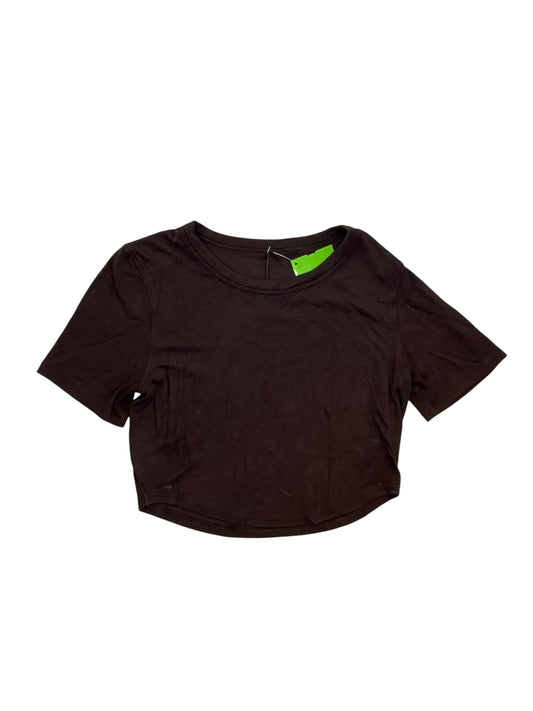 Athletic Top Ss By Lululemon In Brown, Size:S
