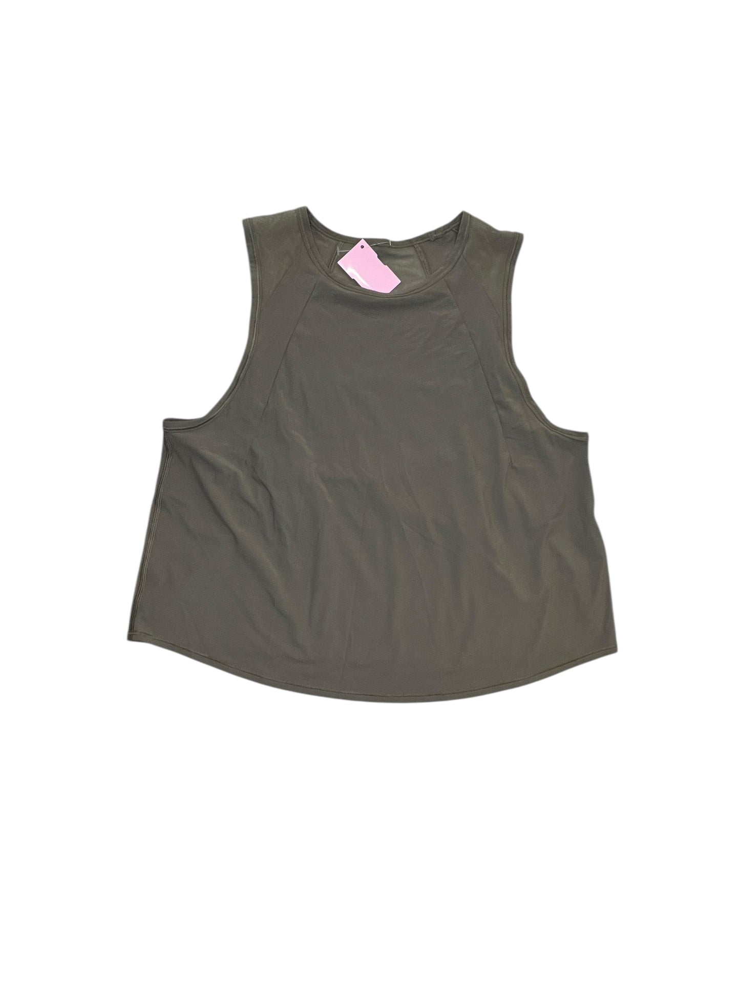 Athletic Tank Top By Lululemon In Green, Size:M