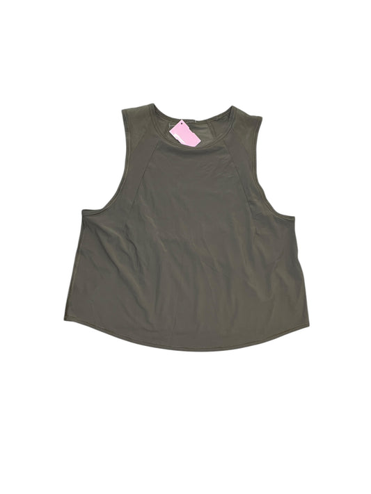 Athletic Tank Top By Lululemon In Green, Size:M