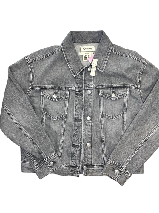 Jacket Denim By Madewell In Black Denim, Size:S