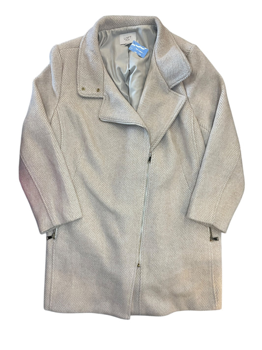 Coat Trench Coat By Loft In Peach, Size:1X