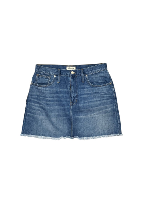 Skirt Midi By Madewell In Blue Denim, Size:L