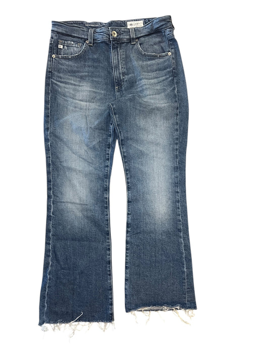Jeans Boot Cut By Ag Jeans In Blue Denim, Size:8