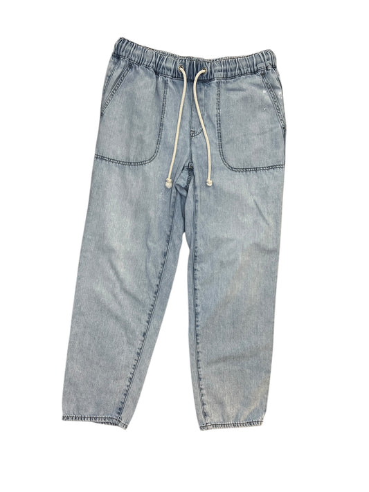 Pants Wide Leg By J. Crew In Blue Denim, Size:S