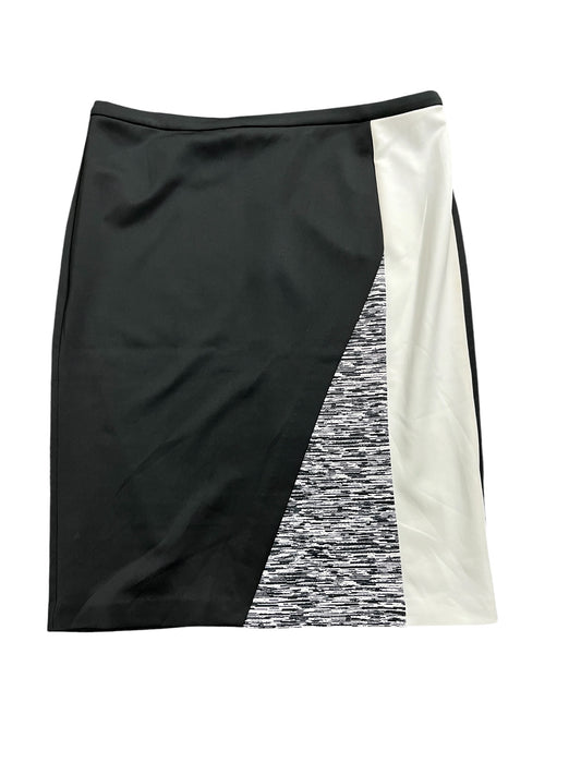 Skirt Mini & Short By Calvin Klein In Black & White, Size:L