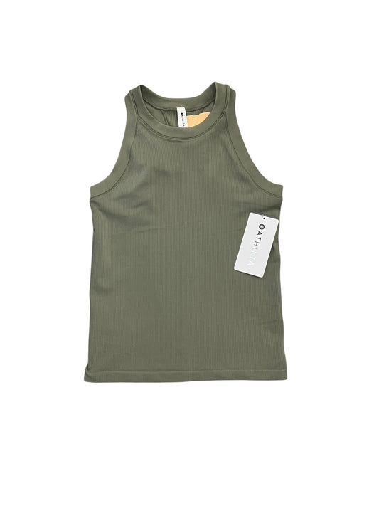 Athletic Tank Top By Athleta In Green, Size:S