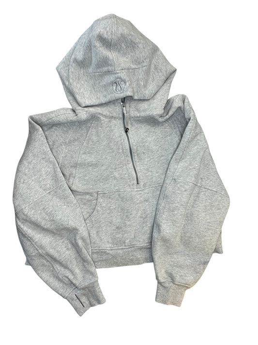 Sweatshirt Collar By Lululemon In Grey, Size:M