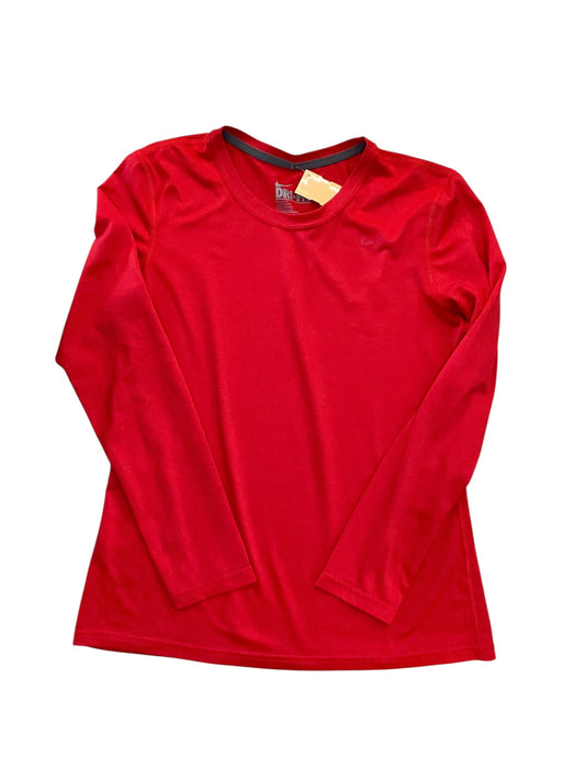 Athletic Top Ls Crewneck By Nike Apparel In Pink, Size:M
