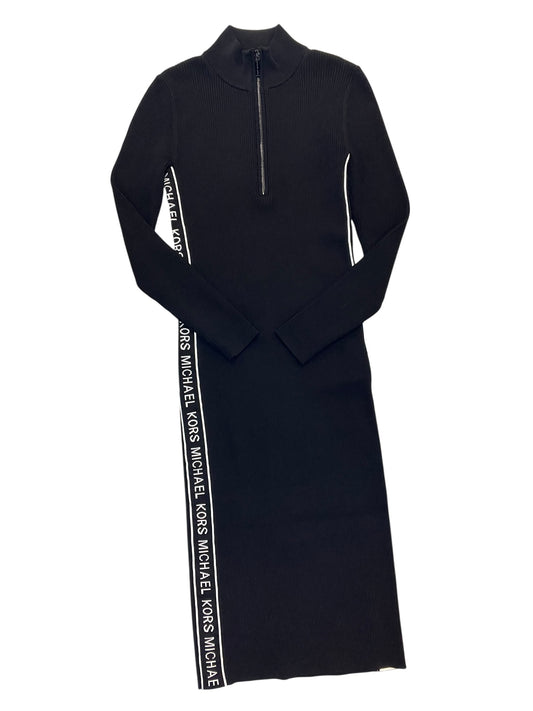 Dress Casual Midi By Michael By Michael Kors In Black, Size:S