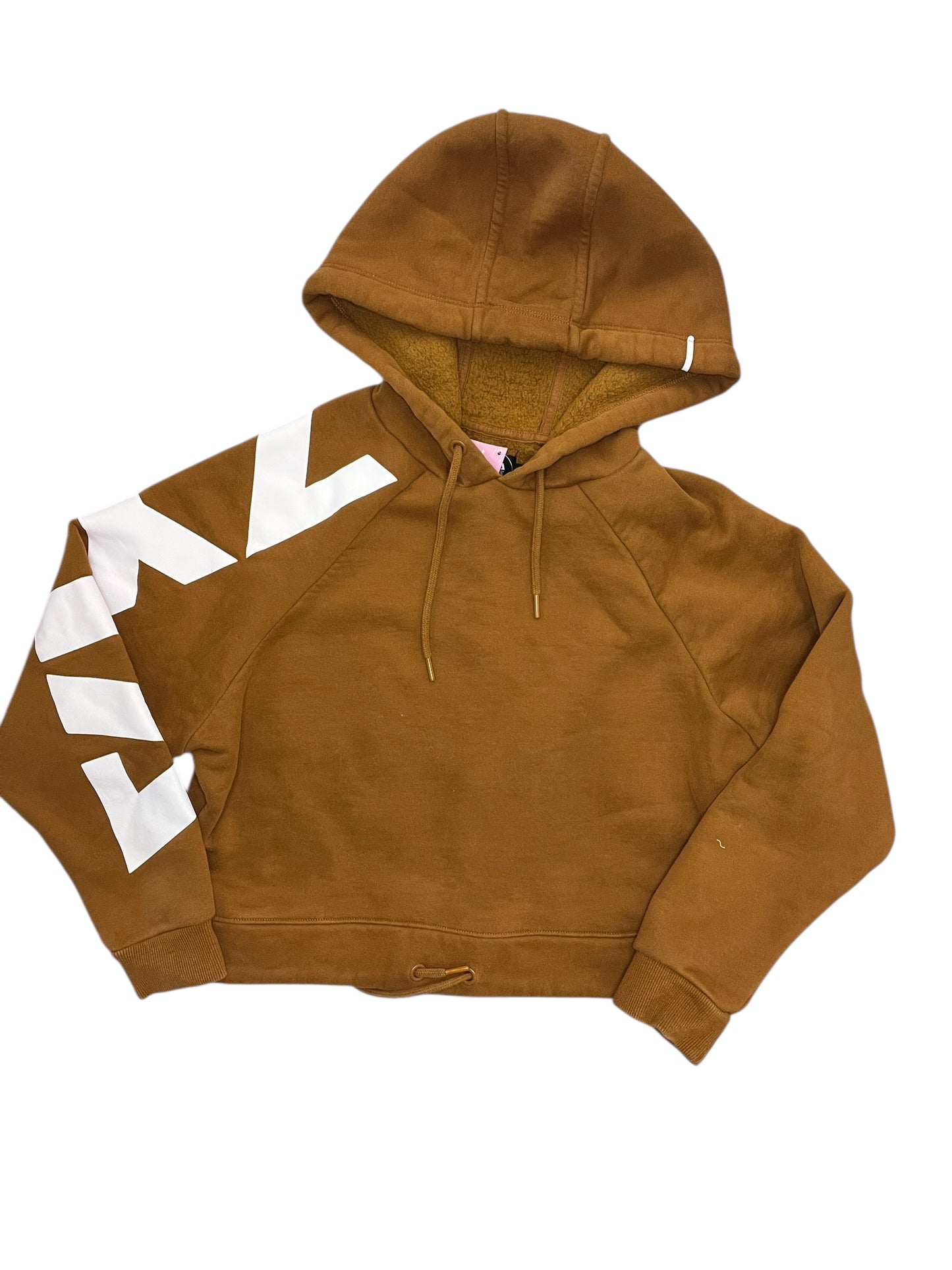 Athletic Sweatshirt Hoodie By Zyia In Brown, Size:M