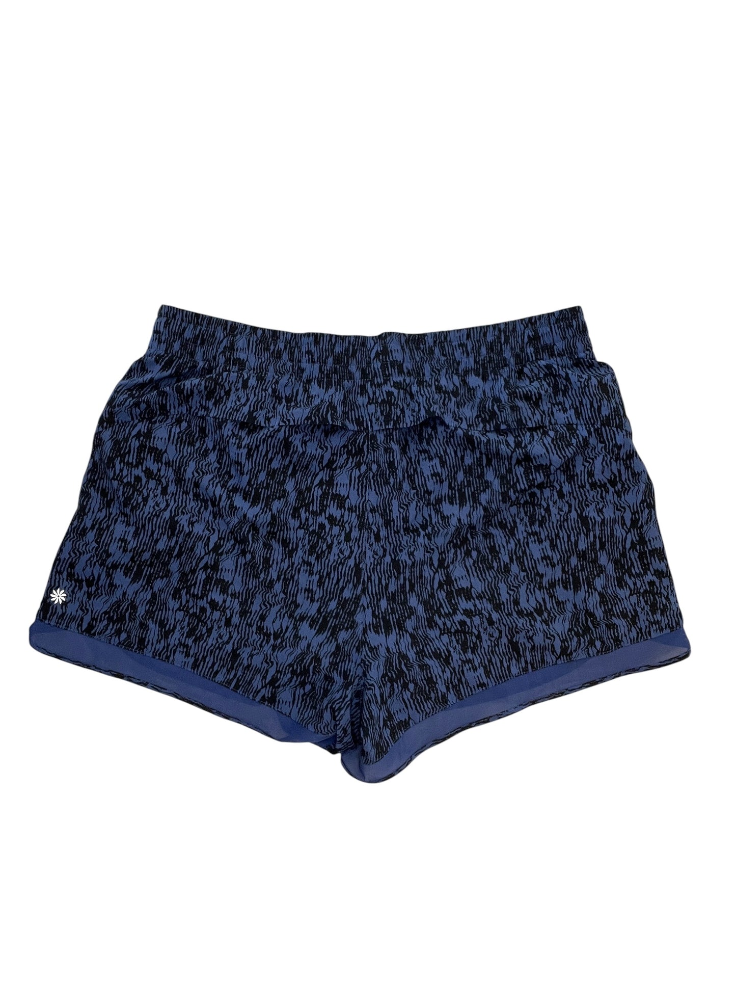 Athletic Shorts By Athleta In Black & Blue, Size:1X